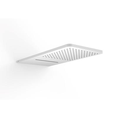 Hoofddouche Tres Wand met Waterval 28x55 cm Ronde Hoeken Mat Wit Tres Hoofddouche Tres Wand met Waterval 28x55 cm Ronde Hoeken Mat Wit Tres