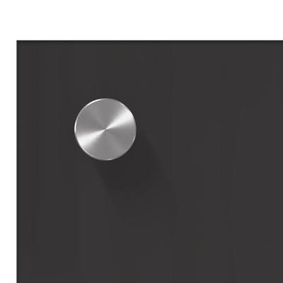 VidaXL Keuken spatscherm donkergrijs 80 x 60 cm gehard glas