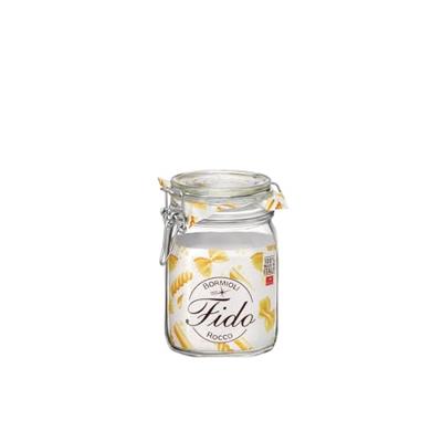 Klempot vierkant 1,0ltr Fido pak a 6 st