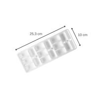 Fackelmann IJsblokjesvormer 24x9 cm Wit PP - thumbnail