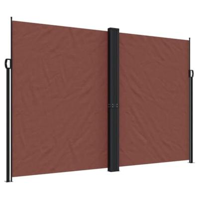 VidaXL Windscherm uittrekbaar 220x600 cm bruin