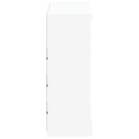 Dressoir met LED-verlichting 81x37x100 cm wit - thumbnail