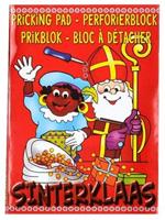 Sinterklaas prikblok met naald en prik kussen. - thumbnail