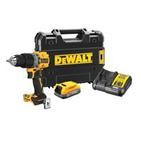 DeWALT DCD805E1T Compacte accu klop-/schroefboormachine 18V XR 1.7Ah POWERSTACK in TSTAK - thumbnail