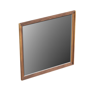 Spiegel Forzalaqua Reno 2.0 Vierkant 80x80 Cm Noten Pure Walnut