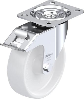 Blickle L-PPN 125G-FI Zwenkwiel met rem Wieldiameter: 125 mm Draagvermogen (max.): 200 kg 1 stuk(s)