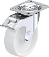 Blickle L-PPN 125G-FI Zwenkwiel met rem Wieldiameter: 125 mm Draagvermogen (max.): 200 kg 1 stuk(s) - thumbnail