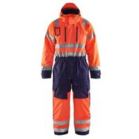 Blåkläder Winteroverall High-Vis 67631977 | High-Vis Oranje/Marineblauw | Maat 46 - 7330509253915 - thumbnail