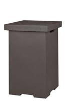 Happy Cocooning: Bijzettafel voor gasfles LPG tank - Bruin - thumbnail