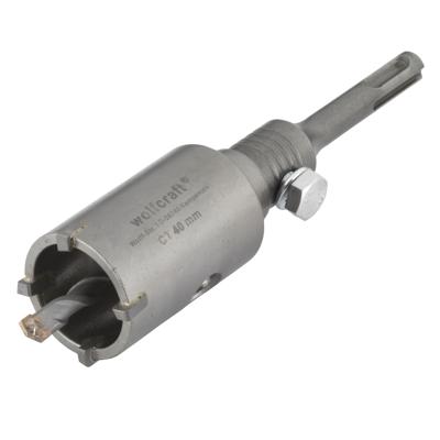 Wolfcraft Holboorkrans | Met adapter | SDS D50 | Ø40 | 1 stuk - 5480000 Wolfcraft Holboorkrans | Met adapter | SDS D50 | Ø40 | 1 stuk - 5480000