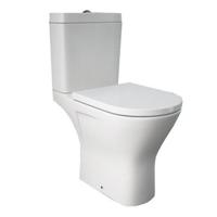 Nemo Spring Ergovita toiletset - 66.5x85x37cm - staand - met reservoir - softclose en quickrelease zitting - porselein wit 049134 - thumbnail