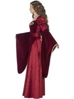Middeleeuwse Koningin kostuum deluxe - thumbnail