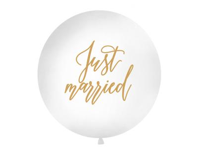 Mega Ballon Just Married Wit - 1m