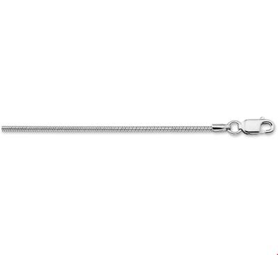 TFT Zilveren Ketting Slang Rond 1,4 mm x 42 cm TFT Zilveren Ketting Slang Rond 1,4 mm x 42 cm