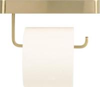 Ben Mykanto toiletrolhouder 18,8x10x9cm geborsteld messing - thumbnail