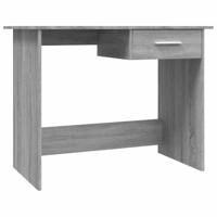 Bureau 100x50x76 cm bewerkt hout grijs sonoma eikenkleurig - thumbnail