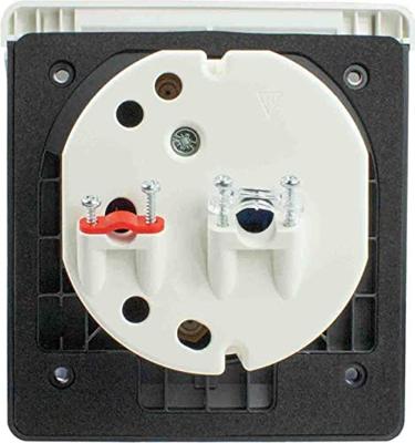 AS Schwabe 62474 Stopcontact (inbouw) IP44 Zwart