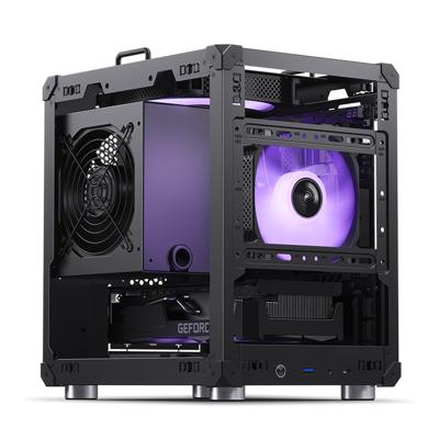 Jonsbo C6 Handle Black Mini-tower Behuizing, Gaming-behuizing, PC-behuizing Zwart Jonsbo C6 Handle Black Mini-tower Behuizing, Gaming-behuizing, PC-behuizing Zwart