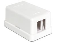 DeLOCK Keystone Surface Mounted Box 1 Port behuizing - thumbnail