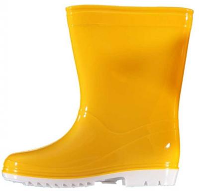 regenlaarzen junior halfhoog rubber geel maat 31