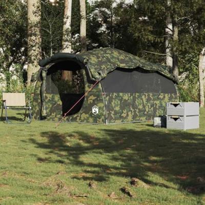 Tunneltent 6-persoons waterdicht camouflage