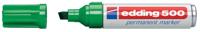 Edding 500 permanent marker 2-7mm schuin groen - thumbnail