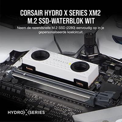 Corsair Hydro X Series XM2 M.2 SSD Water Block (2280) waterkoeling Corsair Hydro X Series XM2 M.2 SSD Water Block (2280) waterkoeling