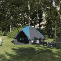 Teepee Tent met dak Blauw en Grijs 490 x 410 x 210 cm - thumbnail