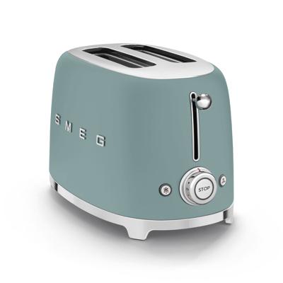 Smeg TSF01EGMEU broodrooster 2x2, emerald green