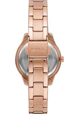 Fossil ES5136 Horloge Stella staal rosekleurig 30 mm