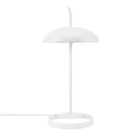 Kleine witte tafellamp met schakelaar en G9 fitting &apos;Versale&apos; DFTP - thumbnail