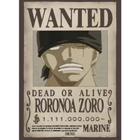 Poster One Piece - Wanted Zoro Wano 38x52cm - thumbnail
