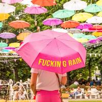 Fucking Rain paraplu - Roze - thumbnail
