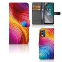Book Case voor Nokia C32 Regenboog - thumbnail