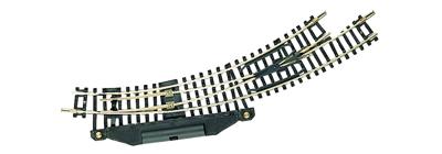 N Fleischmann rails (zonder ballastbed) 22273 Gebogen wissel, Elektrisch, Links 194.6 mm 42 ° 194.6 mm, 228.2 mm 1 stuk(s)
