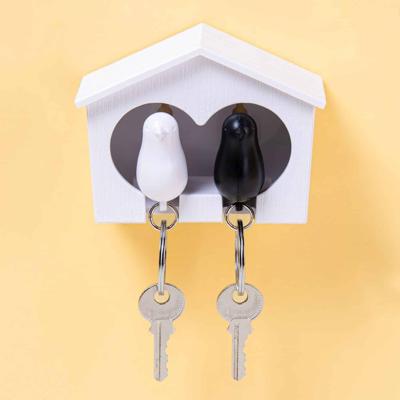 Sparrow Duo Sleutelhanger - Zwart