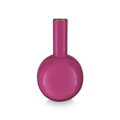 Pip Studio Vaas Metaal Klein Felroze 15x26cm