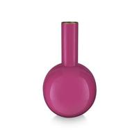 Pip Studio Vaas Metaal Klein Felroze 15x26cm - thumbnail