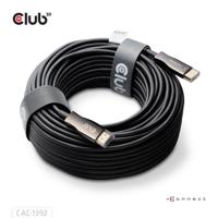club3D CAC-1392 HDMI Verlengkabel [1x HDMI-stekker - 1x HDMI-stekker] Zwart Active Optical Cable (AOC) 30 m - thumbnail