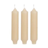 Palermo kaarsen set 3 stuks dia. 3.5 x H 17 cm creme Hortus - Hortus - thumbnail