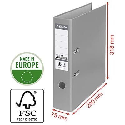 Esselte Ordner Power N° 1 Vivida ft A4, rug van 7,5 cm, wit