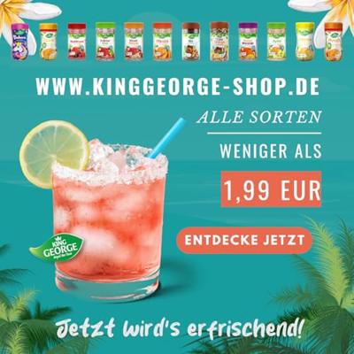 King George teegetränk apfel (12x 400g)