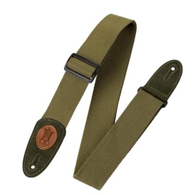 Levys Leathers MSSC8-GRN katoenen gitaarband, groen