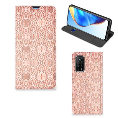Xiaomi Mi 10T | 10T Pro | Hoesje met Magneet | Pattern Orange