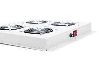 Digitus DN-19 FAN-4-N 19 inch 4 x Ventilator voor patchkast Grijs-wit (RAL 7035) - thumbnail