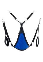 Triangle canvas sling - 3 or 4 points - Full set - Blue - thumbnail