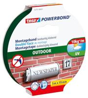 tesa OUTDOOR 55751-00001-03 Montagetape tesa Powerbond Zwart (l x b) 5 m x 19 mm 1 stuk(s) - thumbnail