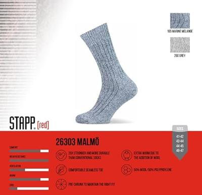 Stapp Red Malmo Sok 26303 | 165 Marine Melee | Maat 47 - 00.134.001.06