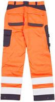 Blåkläder Multinorm inherent werkbroek 15881513 | High Vis Oranje/Marineblauw | Maat 64 - 7330509720868 - thumbnail