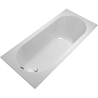 Villeroy & Boch Oberon bad - 180x80cm - quaryl met poten wit ubq180obe2v-01